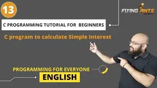 C program to calculate Simple Interest | C program to accept input from the user - English