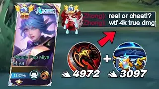 GLOBAL MIYA FULL TRUE DAMAGE HACK BUILD 2024!! 4K TRUE DMG😱??? ( pls try) Top Global Miya Gameplay!!