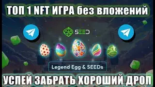 SEED App лучшая Play to Earn игра в телеграмме. в ТОП 1 врывается Крипто игра без вложений