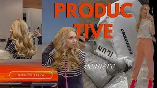 PRODUCTIVE DAYS | Уютный влог , волосы как в TikTok 🔥🎬 вкууууснейший яблочный пирог 🥧 #vlog