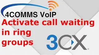 Activating Call waiting on 3CX Ring Groups