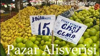 Pazar alisverisi yaptik