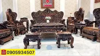 Bộ ghế cửu long bát mã giá gần 1 tỷ đồng có gì đặc biệt