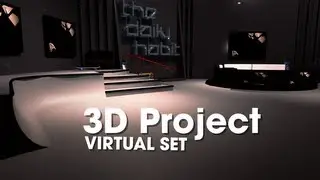 3D Project | Virtual Set | Skateboarding Talk Show | Month 11