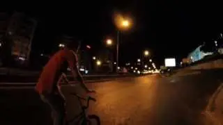 Funny night ride