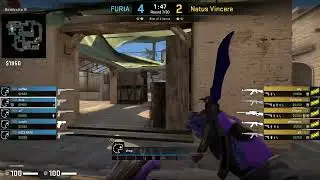CSGO POV Furia #DROP vs Na`Vi on Mirage - 29 kills