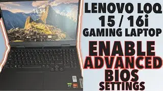 Lenovo LOQ 15 / 16i - How To Unlock Advanced BIOS Options | Access Hidden BIOS Settings