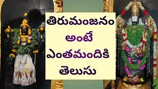 స్వామి కి శుక్రవారం అభిషేకము ఎలా చేస్తారో చూడండి.#temple #lordbalajipooja#darshan#god