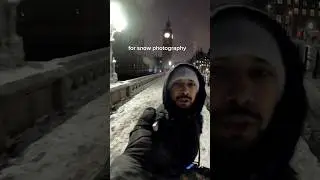 How to do snow photography at night? ❄️📸 
