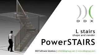 How to Make an L Shape Stair Project and Render in PowerSTAIRS