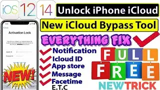 How to Bypass iPhone iCloud in Full Free | Everything Fix, iCloud Sign in, Notification, On/Off Fix