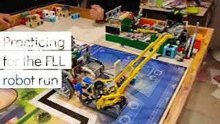 Practicing The Robot Run| FLL 2020| Aryav's Lego Garage