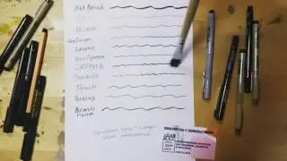 Тест: какие линеры размываются водой?