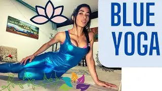 Lady in BLUE Yoga for Strength & Flexibility 25 Minute At Home Mobility Routine / Yoga Cuerpo Entero