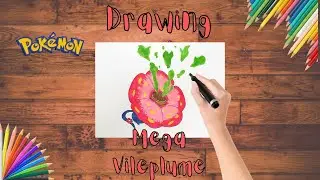 Drawing Mega Vileplume  | How much can I progress???