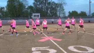 St.X Dance Team Pink and White Game 2013