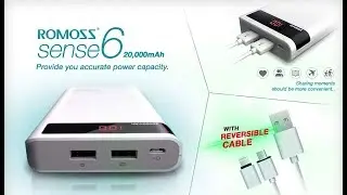 Romoss Sense 6P Power Bank 20000 MAh