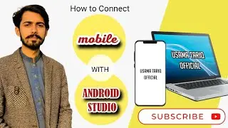 How to Connect Mobile with Android Studio 2022 || How to Create New Project in Android Studio