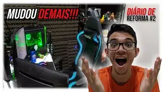 MUDEI TUDO DE LUGAR! 😂 - DIÁRIO DE REFORMA #2