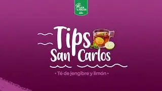 Té de jengibre con limón endulzado con Panela Instantánea San Carlos