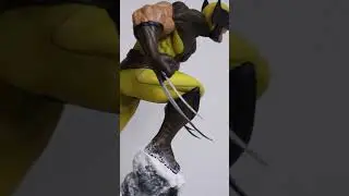 Pintura Wolverine #shorts #shortsyoutube #impressão3d #pinturaacrílica
