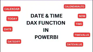 DATE | DATEDIFF | DATEVALUE | TIME | TIMEVALUE | CALENDAR | CALENDARAUTO | Date & Time DAX Functions
