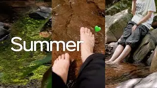 vlog. 여름을 보내주기 전, 가족들과 간 계곡 나들이 🌊💚