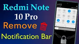 How to Remove Notification Bar From Lock Screen in Redmi Note 10 Pro
