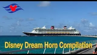Disney Dream Horn Compilation (8/25-8/29)