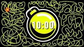 10 Minute Timer Bomb Colorful Visual Countdown