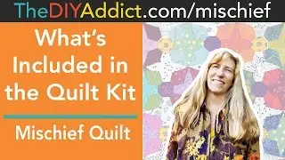 What's Included in the Mischief EPP Quilt Kit