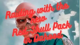 🔴💀raiding with the new red skull pack💀🔴