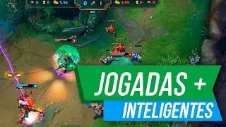 200 IQ - AS JOGADAS MAIS INTELIGENTES - LEAGUE OF LEGENDS PT BR