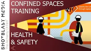 Health and Safety 2D Animated Video Production Training Video Confined Spaces Training
