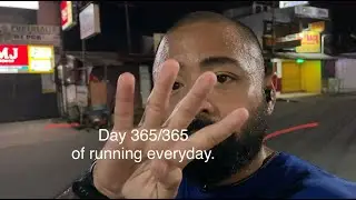 Day 365/365 of running atleast 5 kilometers everyday!