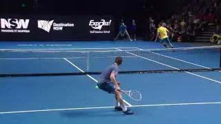 Thiem nails a behind the back winner - Fast4 Sydney