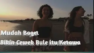 Prank cewek bule di pantai || Canggu Bali