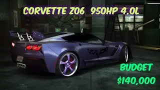 Budget $140000 | Corvette Z06 | Engine Upgraded | NFS Carbon | 4k Resolution