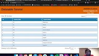 Create a Searchable DataTable for your University PHP Projects || Programming Bangla Tutorial