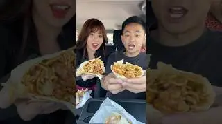 Trying a Panda Express Burrito 🌯 #shorts