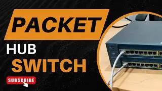 Packet Flow in HUB, Switch and the Bridge on Cisco Packet Tracer