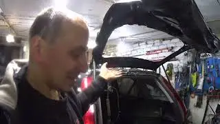 HONDA повреждение задней части