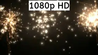BLACK SCREEN FIREWORKS for overlay effect #20