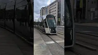 LUXEMBOURG | Modern city tram  🚊 - 4K 