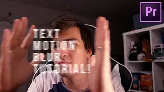 How to give your Text Motion in Premiere Pro TUTORIAL!