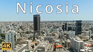 Nicosia , Cyprus 🇨🇾 | 4K Drone Footage.