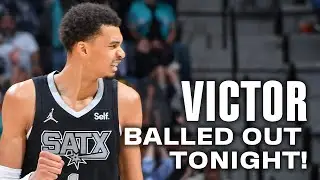 ANOTHER DOUBLE-DOUBLE PERFORMANCE FOR WEMBY | 4.7.2024