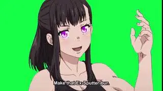 Fire Force Maki Anime Green Screen
