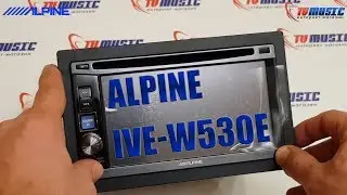 Автомагнитола ALPINE IVE-W530E. 2 Din процессорная автомагнитола.