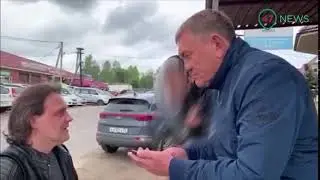 Авторитетный бизнесмен Колесо облил фотографа 47news водкой на праймериз 